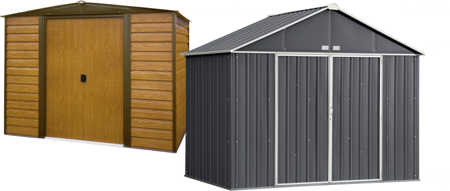 Specialty Metal and Steel Sheds to fit in compact small spaces